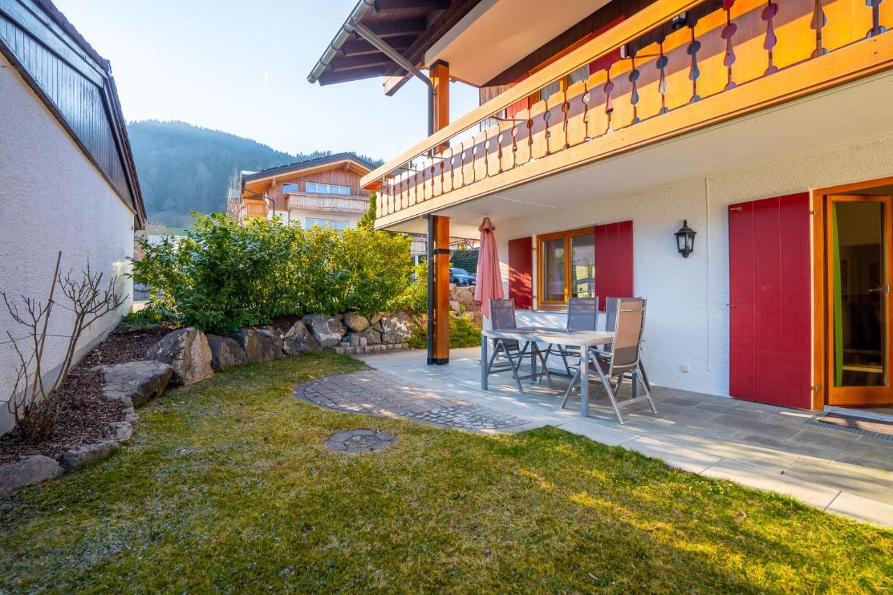 Alpenliebe Ferienwohnung Ofterschwang Bagian luar foto
